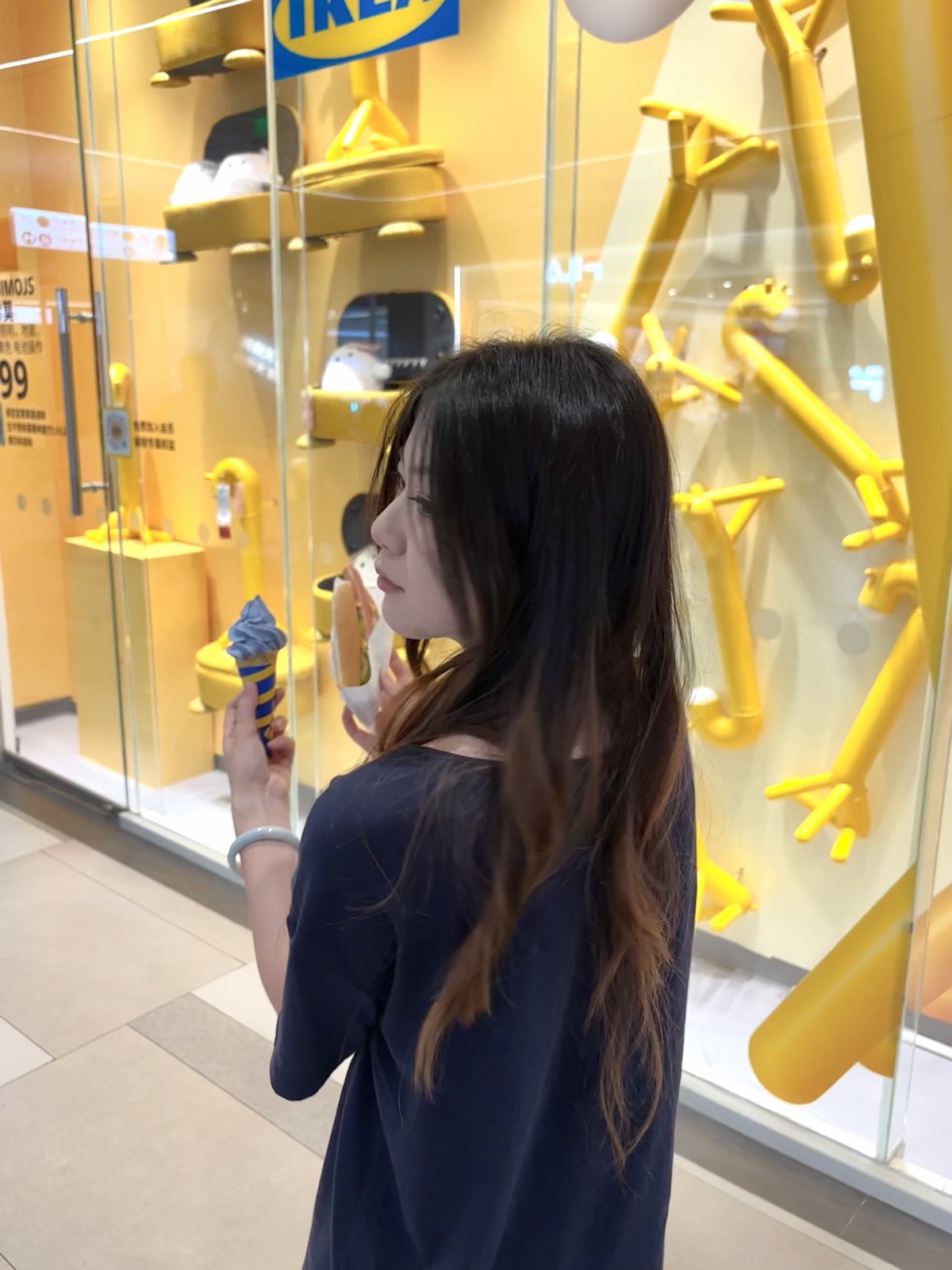 宜家的一支冰淇淋