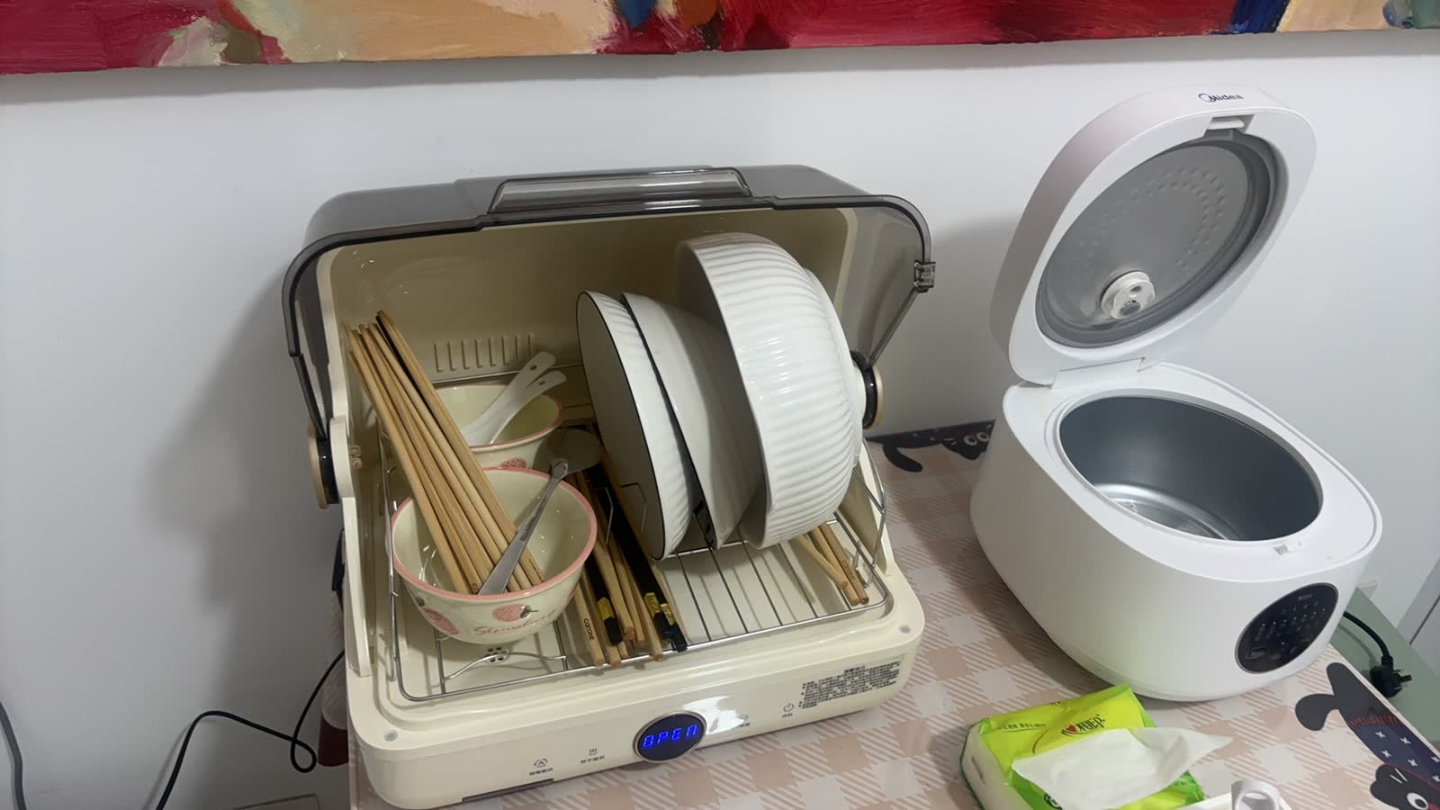 添置：消毒柜